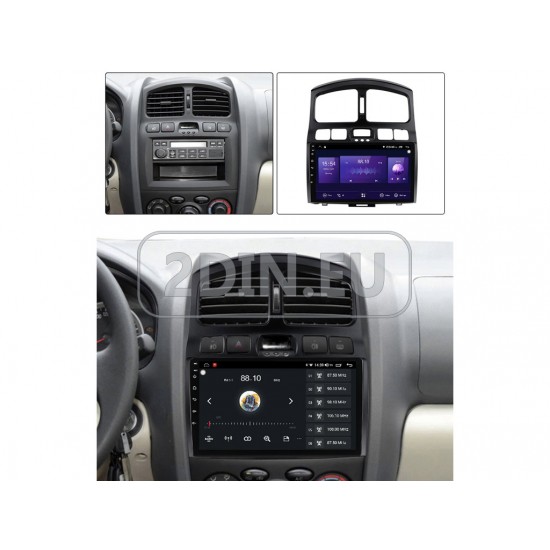 HYUNDAI SANTA FE - 9" МУЛТИМЕДИЯ / Навигация android 16